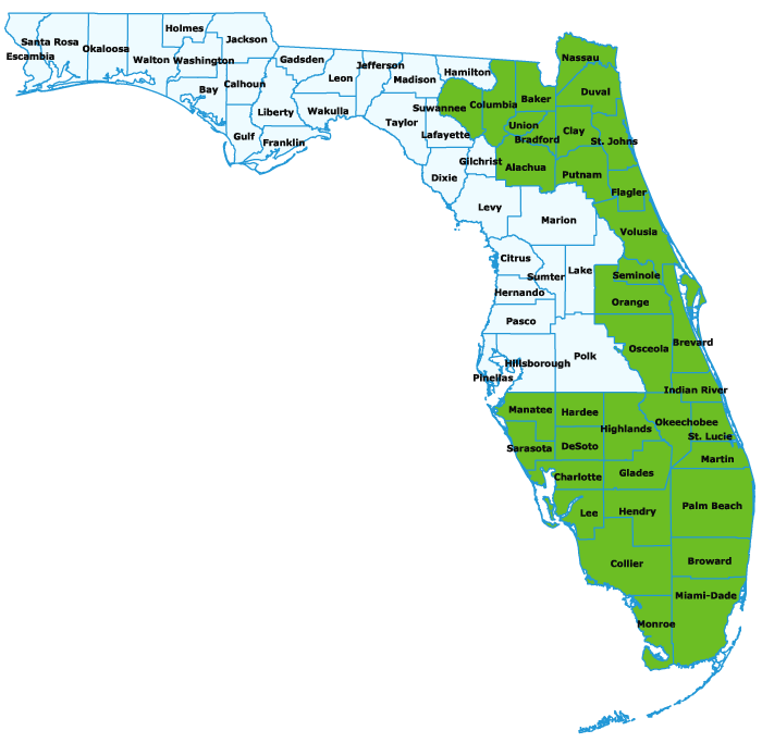 FPL Territory Map